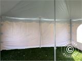 Pole tent 5x10m PVC, Wit