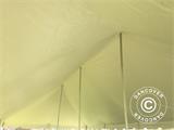 Pole tent 6x12m PVC, Hvid