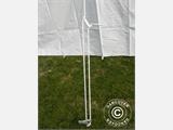 Pole tent 5x10m PVC, Blanc