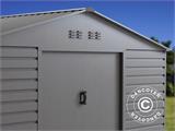 Garden shed 3.4x3.82x2.05 m ProShed®, Aluminium Grey