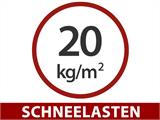 Erweiterung für industrielle Lagerhalle Alu, PVC 10x10x4,52, 5m, weiß