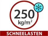 Gewächshaus Polycarbonat TITAN Classic 480, 28,5m², 2,35x12,12m, Silber