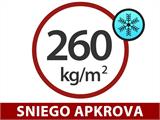 Šiltnamio polikarbonatas, Strong NOVA 36m², 6x6m, Sidabrinės spalvos