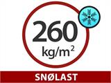 Drivhus i polykarbonat, Strong NOVA 24m², 6x4m, Sølv Drivhus i polykarbonat, Strong NOVA 24m², 6x4m, Sølv