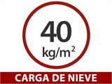 Marquesina para coches doble Boston, 6x5,05x2,22m, Gris Marquesina para coches doble Boston, 6x5,05x2,22m, Gris