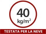 Tettoia per auto XL Boston, 3,59x7,62x3,6m, Grigio Tettoia per auto XL Boston, 3,59x7,62x3,6m, Grigio