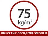 Oranżeria z poliwęglanu OASIS, sześciokątna 8,6m², Palram/Canopia, 3,16x3,63x2,89m, Antracyt