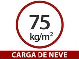 Estufa de parede, Policarbonato, 3,05m², Palram/Canopia, 1,25x2,44x2,25m, Prateado
