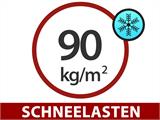 Zelthalle, Rundbogenhalle 10x15x5,54m mit Schiebetür, PVC, Grün Zelthalle, Rundbogenhalle 10x15x5,54m mit Schiebetür, PVC, Grün