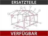 Partyzelt Original 4x6m PVC, Grau/Weiß Partyzelt Original 4x6m PVC, Grau/Weiß