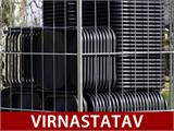 Kokkupandav Tool 44X44X80cm, Must, 8 tk Kokkupandav Tool 44X44X80cm, Must, 8 tk