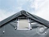 Opslagtent PRO 3x6x2x2,82m, PVC, Grijs