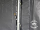 Carpa grande de almacén PRO 5x4x2x3,39m, PVC, Gris Carpa grande de almacén PRO 5x4x2x3,39m, PVC, Gris