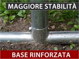 Capannone tenda PRO 3x6x2x2,82m, PVC, Grigio Capannone tenda PRO 3x6x2x2,82m, PVC, Grigio