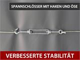 Lagerzelt PRO 5x12x2x3,39m, PVC, Grau Lagerzelt PRO 5x12x2x3,39m, PVC, Grau