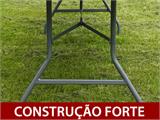Mesa Dobrável 180x74x74cm, Cinza Claro (10 unids.) Mesa Dobrável 180x74x74cm, Cinza Claro (10 unids.)