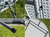 Ümmargune banketilaud PRO Ø116cm, Helehall (1 tk.)