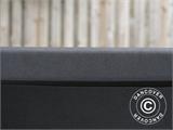 Stretch Tischüberzug Ø152x74cm, Schwarz