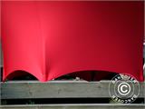 Stretch table cover Ø152x74 cm, Red ONLY 1 PCS. LEFT