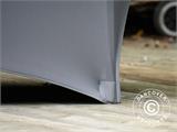 Cubierta flexible para mesa Ø152x74cm, Gris