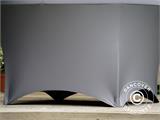 Cubierta flexible para mesa Ø152x74cm, Gris