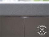 Cubierta flexible para mesa Ø152x74cm, Gris