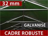 Abri pour bétail 3,3x6x2,4m, PVC, Vert Abri pour bétail 3,3x6x2,4m, PVC, Vert