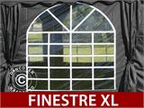 Tendone per feste Elegance 6,8x5m, Nero Tendone per feste Elegance 6,8x5m, Nero