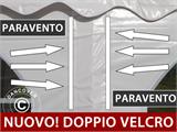 Tendone per feste Exclusive 6x10m PVC, Grigio/Bianco
