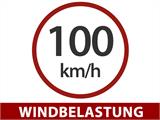 Erweiterung für industrielle Lagerhalle Alu, PVC 10x10x4,52, 5m, weiß