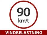 Orangeri, drivhus polycarbonat VICTORY, 10,41m², Palram/Canopia, 3,66x3,05x2,69m, Grå