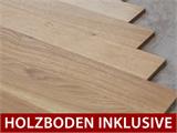 Bertilo Holzschuppen Multibox3, 2x0,82x1,63m, 1,6m², Natur