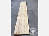 Partyzelt-Holzfußboden, 150x50x2,2cm, Kieferholz, 18 m²