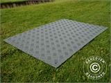 Plancher de réception et protection de sol dalle, 0,96 m², 80x120x0,6cm, gris, 1pcs