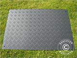 Party flooring and ground protection mat, 0.96 m², 80x120x0.6 cm, Black, 1 pc.