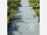 Plastic flooring Basic, Multiplate, Grey, 1.23  m² (4 pcs.)