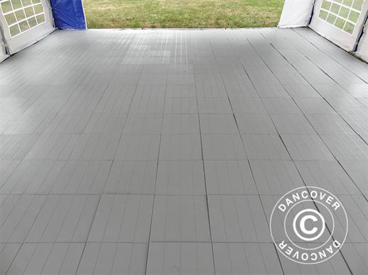 Plastic flooring Basic, Piastrella, Grey, 1.44  m² (9 pcs.)