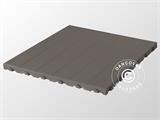 Plastic flooring Basic, Piastrella, Grey, 40.32  m²