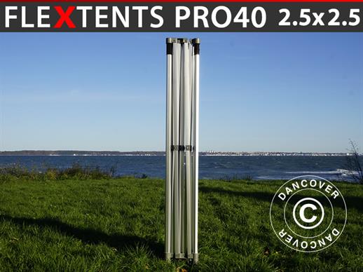 Aluminium frame voor vouwtent FleXtents PRO 2,5x2,5m, 40mm