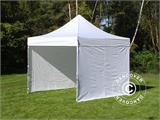 Tente pliante FleXtents PRO 3x3m Blanc, avec 4 cotés