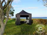 Tente Pliante FleXtents PRO 3x3m Noir, avec 4 cotés Tente Pliante FleXtents PRO 3x3m Noir, avec 4 cotés