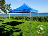 Tente pliante FleXtents Xtreme 50 3x3m Bleu, avec 4 cotés