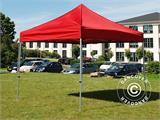Tente pliante FleXtents Xtreme 50 3x3m Rouge, avec 4 cotés Tente pliante FleXtents Xtreme 50 3x3m Rouge, avec 4 cotés