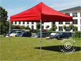 Vouwtent/Easy up tent FleXtents PRO 3x3m Rood