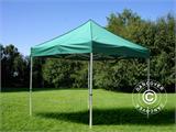 Faltzelt FleXtents Xtreme 50 3x3m Grün, mit 4 Seitenwänden