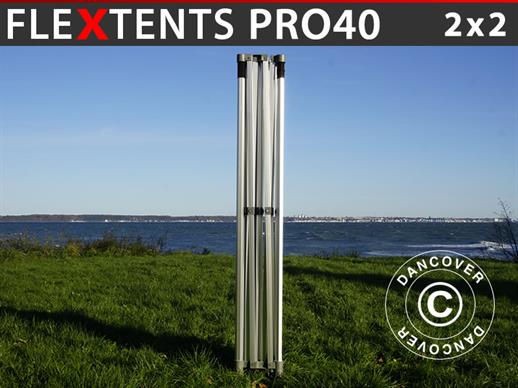Alumiiniumraam pop up aiatelgi FleXtents PRO 2x2m, 40mm
