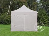 Pop up gazebo FleXtents PRO "Peaked" 3x3 m Latte, incl. 4 sidewalls Pop up gazebo FleXtents PRO "Peaked" 3x3 m Latte, incl. 4 sidewalls