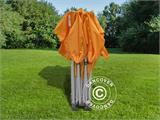 Faltzelt FleXtents PRO 3x3m Orange, mit 4 Seitenwänden Faltzelt FleXtents PRO 3x3m Orange, mit 4 Seitenwänden