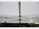 Tente Pliante FleXtents PRO "Peaked" 3x3m Blanc, avec 4 cotés