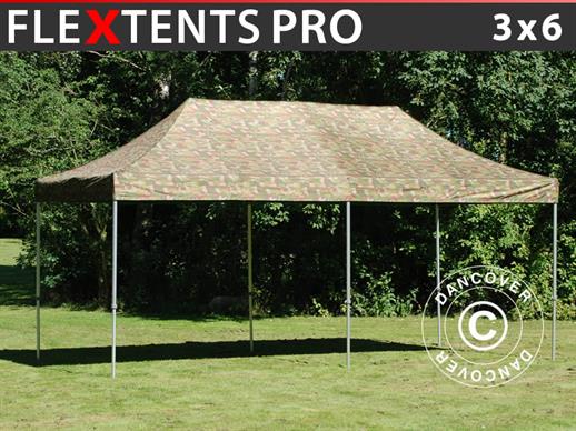 Pop up gazebo FleXtents PRO 3x6 m Camouflage/Military